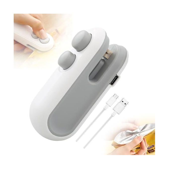 Rechargeable 2-in-1 Heat Bag Sealer & Cutter