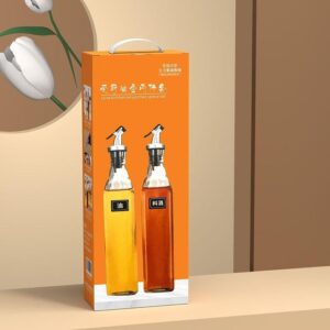 Luxury Kitchen Oil Dispenser Bottles — 2 Pieces